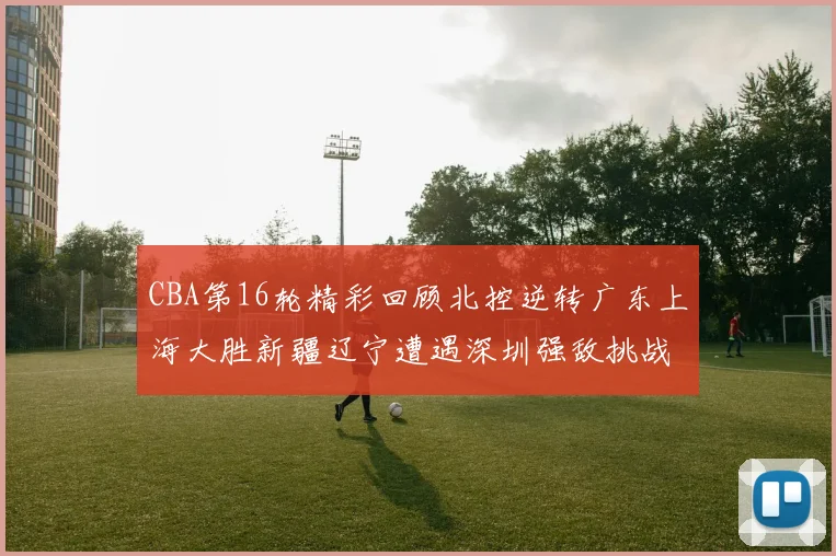 CBA第16轮精彩回顾北控逆转广东上海大胜新疆辽宁遭遇深圳强敌挑战