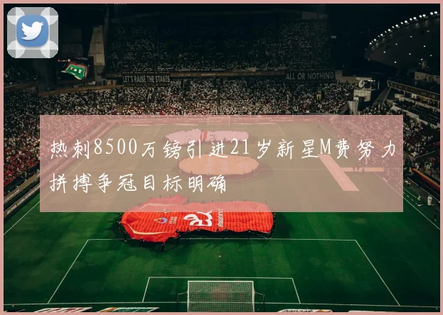 热刺8500万镑引进21岁新星M费努力拼搏争冠目标明确
